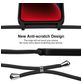 Mobigear Lanyard iPhone 15 Plus Coque avec cordon en Silicone - Noir