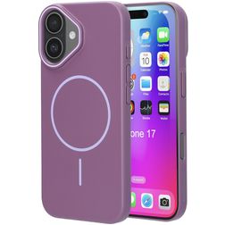 Mobiparts Slim Line Coque iPhone 17 MagSafe Coque arrière Rigide - Imperial Purple