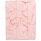 Mobigear Tri-Fold Marble Coque iPad 6 (2018) Etui + Porte-crayon - Rose