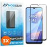 Mobigear Premium OPPO A54s Verre trempé Protection d'écran - Compatible Coque - Noir (Lot de 3)