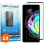 Mobigear Premium Motorola Edge 20 Verre trempé Protection d'écran - Compatible Coque - Noir (Lot de 2)