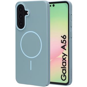 Mobiparts Slim Line Coque Samsung Galaxy A56 MagSafe Coque arrière Rigide - Sage Green