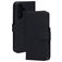 Mobiparts Housse Samsung Galaxy A26 Etui en Cuir Véritable Porte-Monnaie - Noir