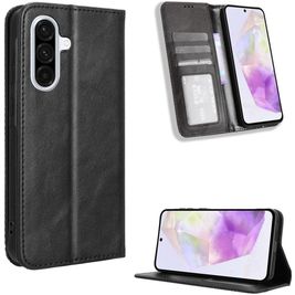 Mobigear Sensation Housse Samsung Galaxy A56 Etui Porte-Monnaie - Noir