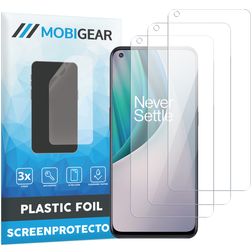 Mobigear OnePlus Nord N10 5G Protection d'écran Film - Compatible coque (Lot de 3)