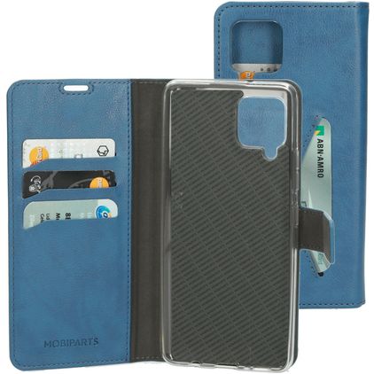 Mobiparts Classic Wallet Housse Samsung Galaxy A42 Etui Porte-Monnaie - Steel Blue