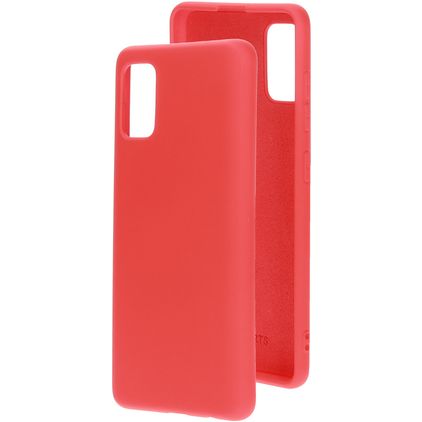 Mobiparts Coque Samsung Galaxy A41 Coque arrière en Silicone - Scarlet Red