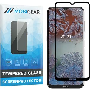 Mobigear Premium Nokia G10 Verre trempé Protection d'écran - Compatible Coque - Noir