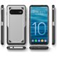 Mobigear Slim Armor Coque Samsung Galaxy S10 Plus Coque arrière Rigide Anti-Chocs - Rouge