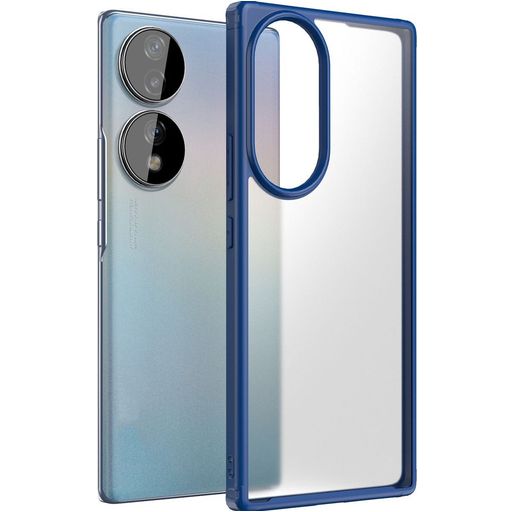 Mobigear Shockproof Coque HONOR 70 Coque arrière Rigide Anti-Chocs - Dark Blue