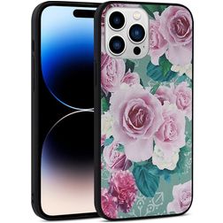 Mobigear Flowers Coque iPhone 14 Pro Max Coque arrière Rigide - Model 1