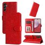 Mobigear Sunflower Housse Samsung Galaxy A14 Etui Porte-Monnaie - Rouge