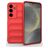 Mobigear Bumpy Coque Samsung Galaxy S25 Coque arrière en TPU Souple - Rouge