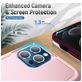 Mobigear Heavy Armor Coque iPhone 14 Pro Coque arrière Rigide Anti-Chocs - Rose / Violet