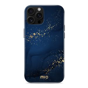 MIO Coque iPhone 16 Pro Max MagSafe Coque arrière Rigide - Midnight Sparkle