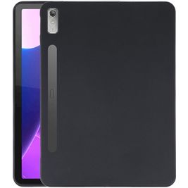 Mobigear Basics Coque Lenovo Tab P11 Pro Gen 2 Mince Coque arrière en en TPU Souple - Noir
