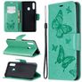 Mobigear Butterfly Housse Samsung Galaxy A20s Etui Porte-Monnaie - Turquoise