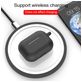Mobigear Classic Coque Apple AirPods Pro 1 Coque en Silicone Souple - Blanc