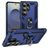 Mobigear Armor ring Samsung Galaxy S26 Ultra Plastique rigide Coque arrière Antichoc avec bague de maintien - Bleu