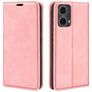 Mobigear Retro Slim Housse Motorola Moto G85 Etui Porte-Monnaie - Rose