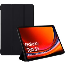 Mobiparts Tri Fold Coque Samsung Galaxy Tab S9 FE Etui - Noir