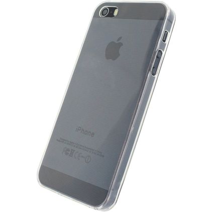 Mobilize Gelly Coque Transparente iPhone 5 Coque arrière en TPU Souple - Transparent