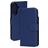 Mobiparts Housse Samsung Galaxy A56 Etui en Cuir Véritable Porte-Monnaie - Bleu