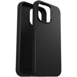 OtterBox Symmetry Coque iPhone 15 Pro Max Coque arrière Rigide Anti-Chocs - Noir