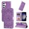 Mobigear Sunflower Housse Samsung Galaxy S24 Plus Etui Porte-Monnaie - Violet