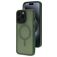 Mobiparts Hardcover Coque iPhone 15 Pro Max MagSafe Coque arrière Rigide - Satin Green