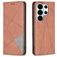 Mobigear Rhombus Slim Housse Samsung Galaxy S26 Ultra Etui - Marron