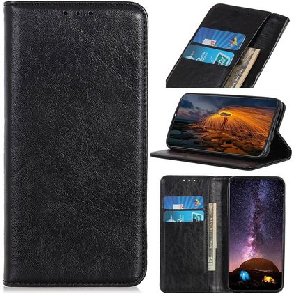 Mobigear Classic Elegance Housse iPhone SE (2020) Etui Porte-Monnaie - Noir