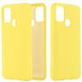 Mobigear Rubber Touch Coque Samsung Galaxy M51 Coque arrière en Silicone - Jaune
