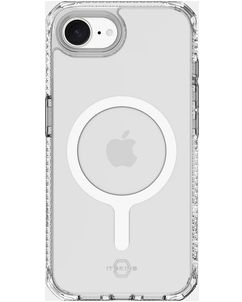 ITSKINS Level 2 HybridMagClear R Coque Transparente iPhone 17e MagSafe Coque arrière Rigide Anti-Chocs - Transparent