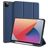 Dux Ducis Domo Coque iPad Pro 12.9 Pouces (2021) Etui + Porte-crayon - Bleu