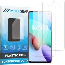 Mobigear Xiaomi Redmi 10 4G Protection d'écran Film - Compatible coque (Lot de 3)