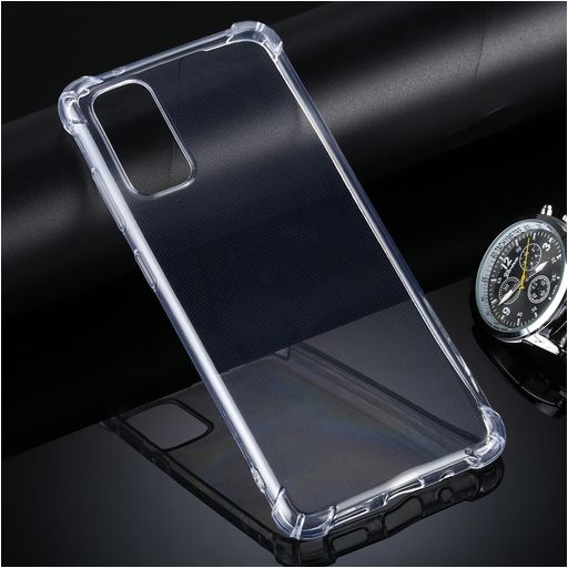 Mobigear Cushion Coque Transparente Samsung Galaxy S20 Coque arrière en TPU Souple Anti-Chocs - Transparent