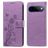 Mobigear Flowers Housse Google Pixel 11 Pro XL Etui Porte-Monnaie - Violet