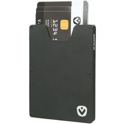 Valenta Card Case Aluminium Porte-cartes Aluminium - 7 cartes - Noir