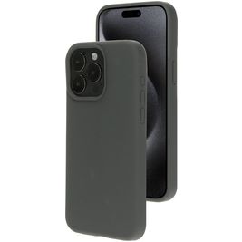 Mobiparts Coque iPhone 15 Pro Max Coque arrière en Silicone - Urban Grey