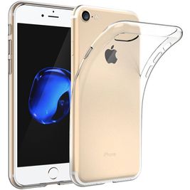 Mobigear Ultra Thin Coque Transparente iPhone 8 Coque arrière en TPU Souple Extra-fin - Transparent