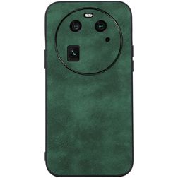 Mobigear Fabric Coque OPPO Find X6 Coque arrière Rigide - Vert