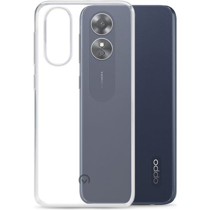 Mobilize Gelly Coque Transparente OPPO A17 Coque arrière en TPU Souple - Transparent