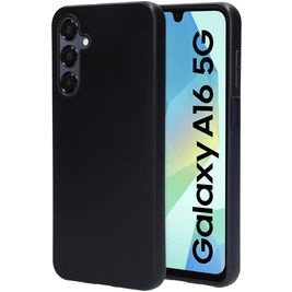 Mobiparts Classic Coque Samsung Galaxy A16 Coque arrière en TPU Souple - Noir
