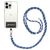 Mobigear Lanyard - Cordon de téléphone universel ajustable - Noir / Bleu / Baby Blue