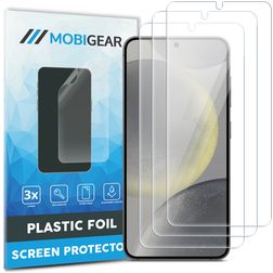 Mobigear Samsung Galaxy S25 Plus Protection d'écran Film - Compatible coque (Lot de 3)