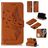Mobigear Feather Housse iPhone 11 Etui Porte-Monnaie - Marron
