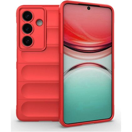 Mobigear Bumpy Coque Samsung Galaxy S26 Coque arrière en TPU Souple - Rouge