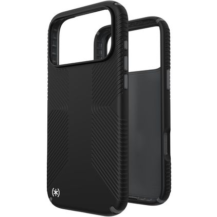 Speck Presidio2 Grip iPhone 17 Pro Max Plastique rigide Coque arrière Antichoc - Noir