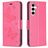 Mobigear Butterfly Samsung Galaxy S23 FE Étui Portefeuille - Magenta